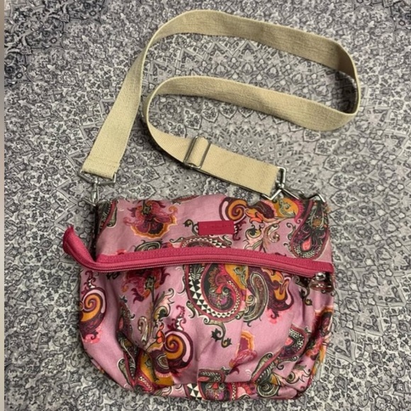 Vintage Etro Pink Paisley Crossbody Bag - Picture 2 of 9